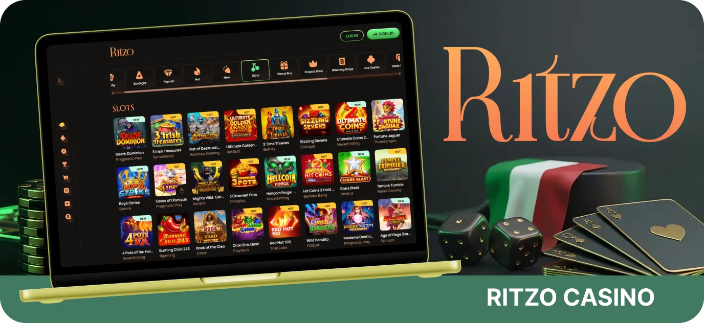 Ritzo Casino recensione su bonussenzadepositocasino.com